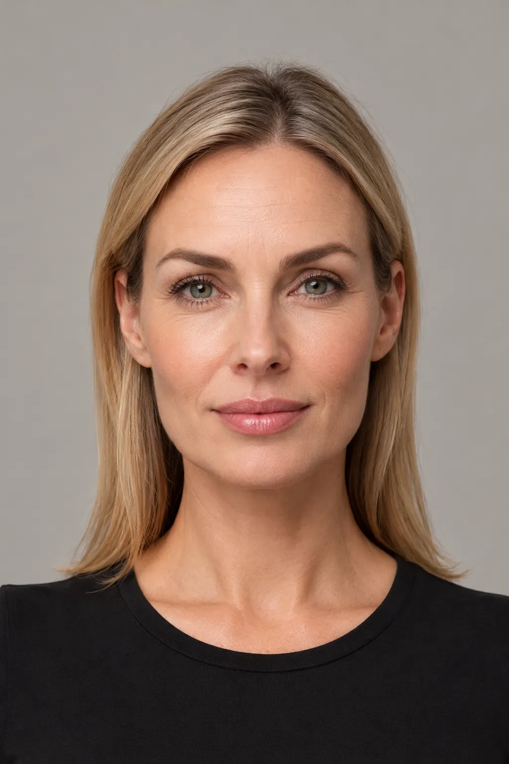 Porträt einer Frau mit frischem, ebenmäßigem Hautbild – Symbolbild Skinbooster und Hautqualität